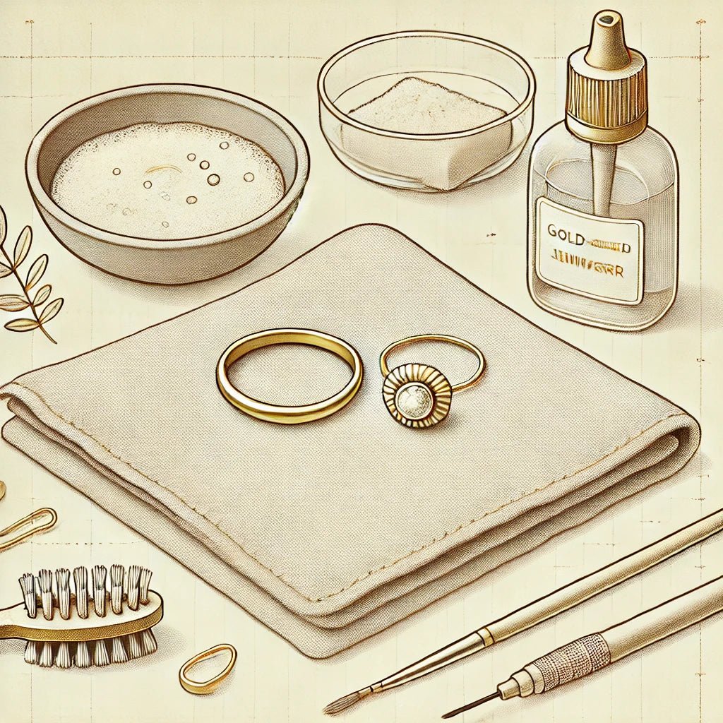 DIY entretien : nettoyer vos bijoux en plaqué or à la maison - Little Court